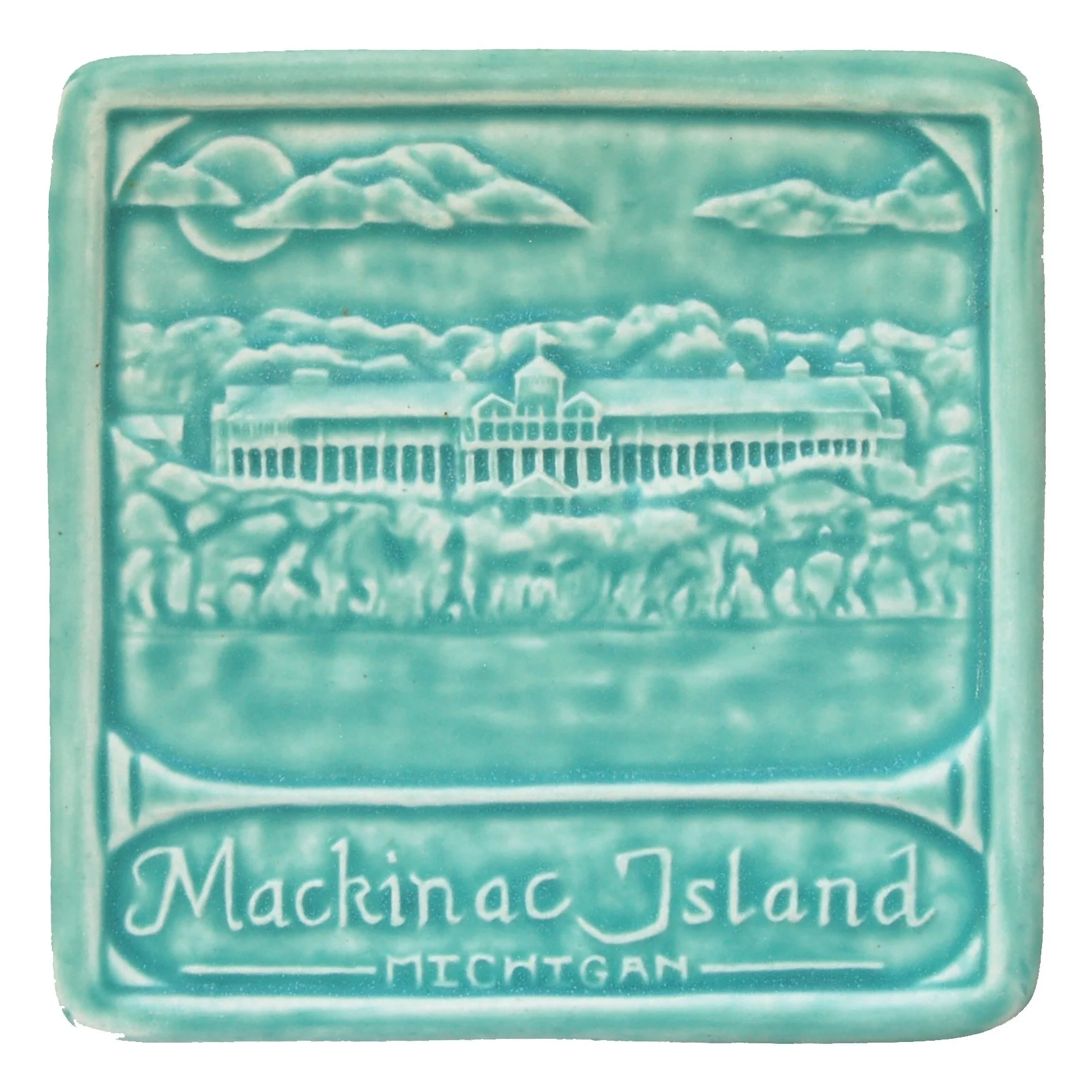 Mackinac Island Art Tile — Whistling Frog Tile Company